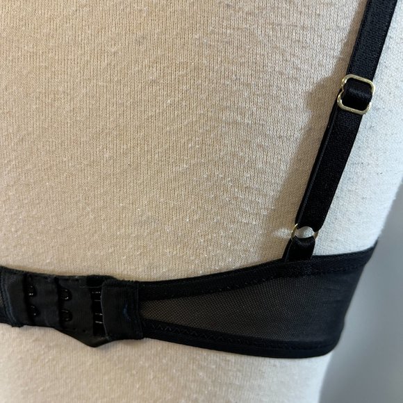 NWOT NATORI Flora Underwire Bra in Black/Light Mocha (30D) - Picture 8 of 13